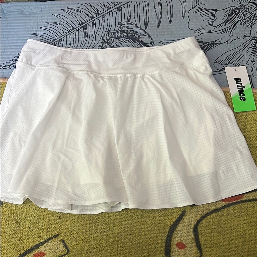 Prince Classic White Tennis Skirt